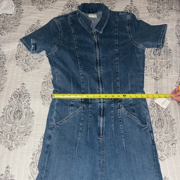 Free People Blue Denim Jumpsuit - Picture 7 of 13